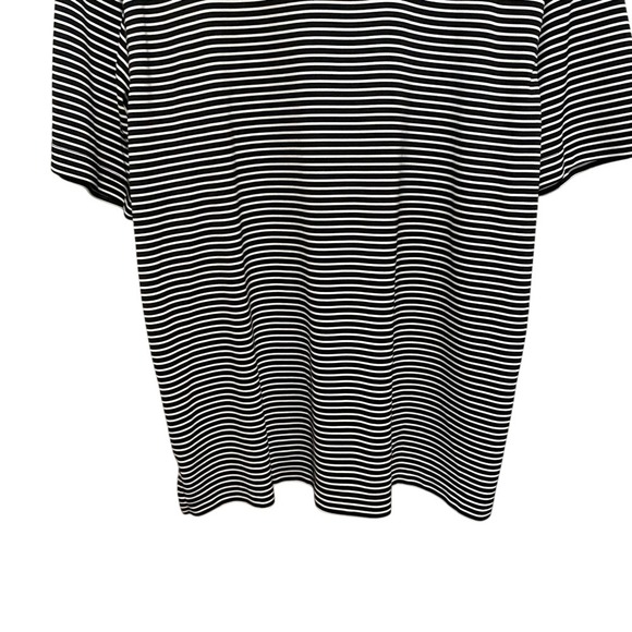 Jack Nicklaus Men's Black and White Striped Polo Shirt Size XL - Picture 10 of 12